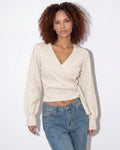 Elina Wickelpullover mit V-Ausschnitt
