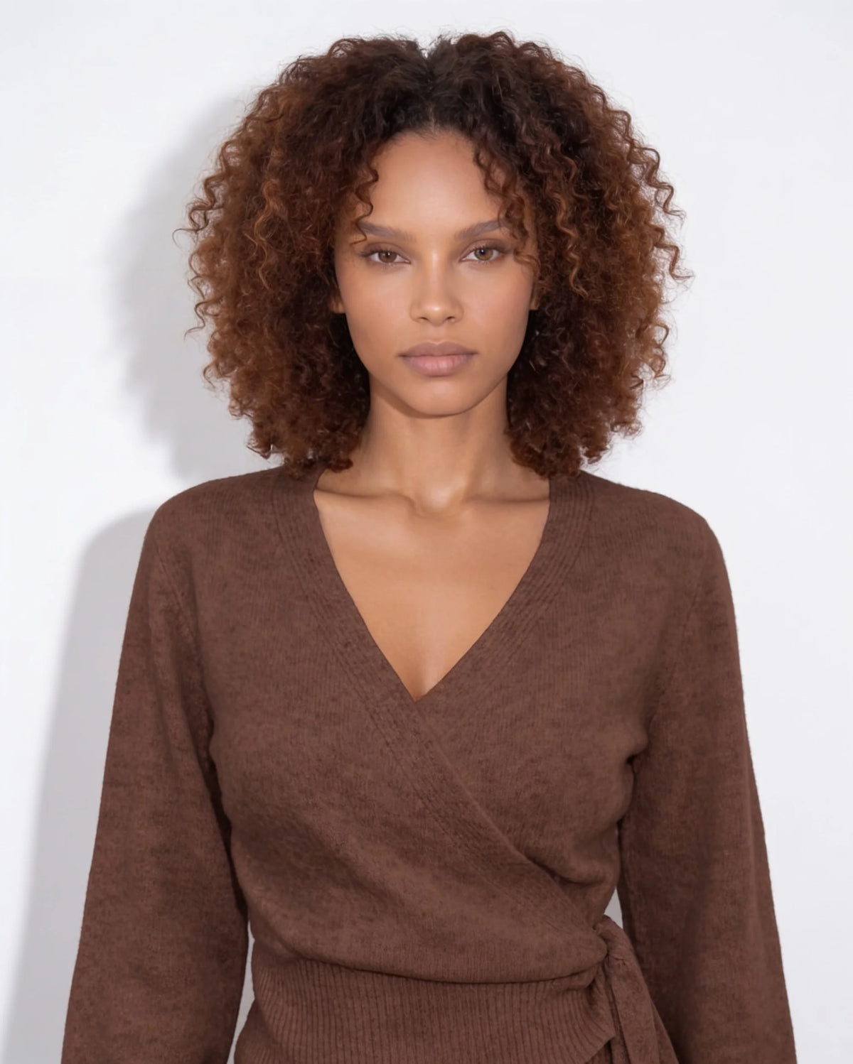 Elina Wickelpullover mit V-Ausschnitt