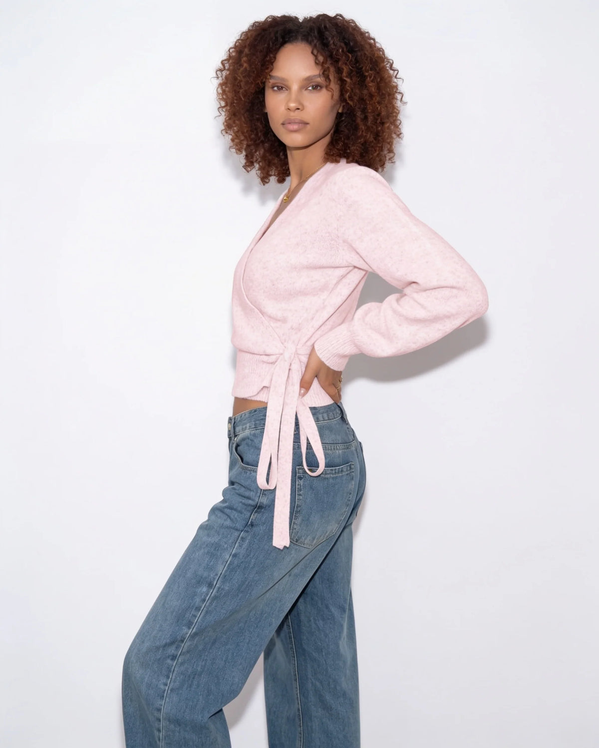Elina Wickelpullover mit V-Ausschnitt
