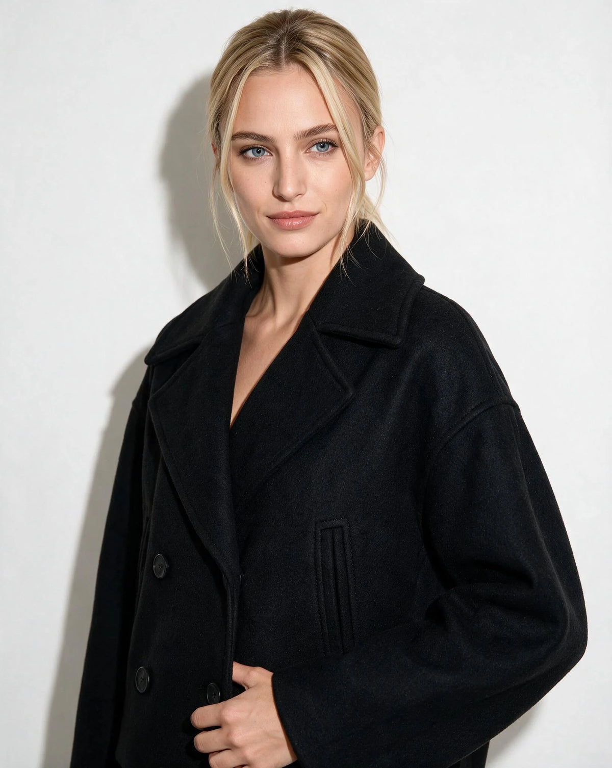 Marlie Kurze Zweireiher-Jacke