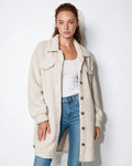Alva Longline Teddy-Mantel