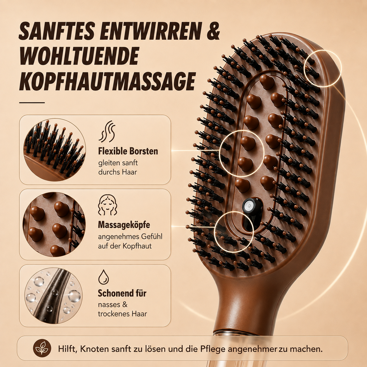 Mila 2-in-1 Spray Haarborstel